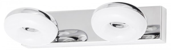 Rabalux 5717 LED koupelnové nástěnné svítidlo nad zrcadlo Beata 2x5W | 930lm | 4000K | IP44 - chrom