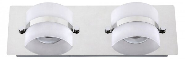 Rabalux 5490 LED koupelnové nástěnné bodové svítidlo Tony 2x5W | 730lm | 4000K | IP44 - chrom