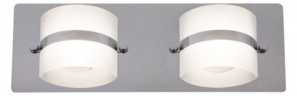 Rabalux 5490 LED koupelnové nástěnné bodové svítidlo Tony 2x5W | 730lm | 4000K | IP44 - chrom