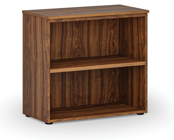 Kancelářský regál PRIMO WOOD, 800 x 420 x 740 mm, ořech