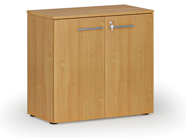 Kancelářská skříň s dveřmi PRIMO WOOD, 800 x 420 x 740 mm, buk