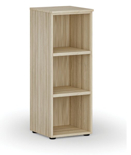 Kancelářský regál PRIMO WOOD, 400 x 420 x 1087 mm, dub přírodní