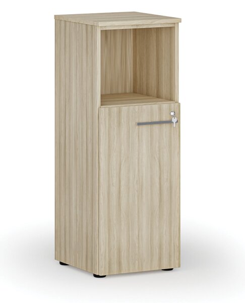Kombinovaná kancelářská skříň PRIMO WOOD, 400 x 420 x 1087 mm, dub přírodní