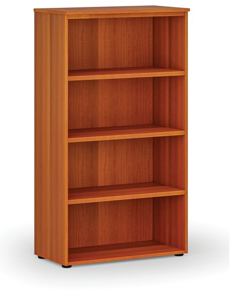 Kancelářský regál PRIMO WOOD, 800 x 420 x 1434 mm, třešeň