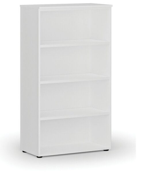 Kancelářský regál PRIMO WHITE, 800 x 420 x 1434 mm, bílá
