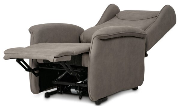 Polohovací křeslo béžové, elektrické TV-1192 SIL2
