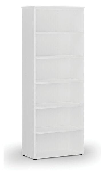 Kancelářský regál PRIMO WHITE, 800 x 420 x 2128 mm, bílá