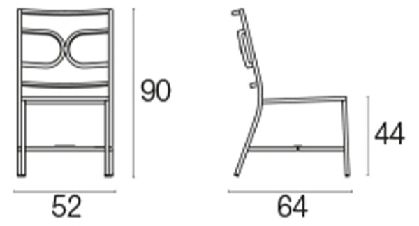EMU designové zahradní židle Collier Chair