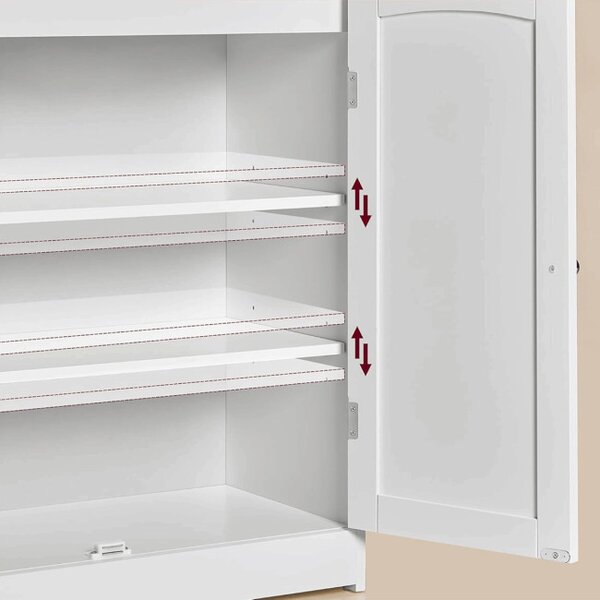 Koupelnová skříňka bílá AUK-E1177 WT