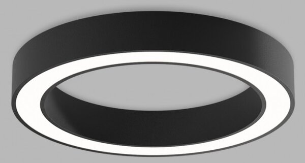LED2 1273653DT LED přisazené stropní svítidlo Saturn Slim 1x50W | 3700lm | 3000-4000K - černá