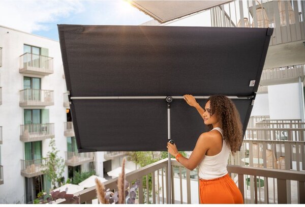 Doppler ACTIVE Balkónová clona zahradní slunečník 180 x 130 cm antracit