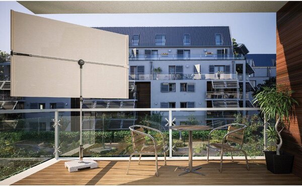 Doppler ACTIVE Balkónová clona zahradní slunečník 180 x 130 cm béžová