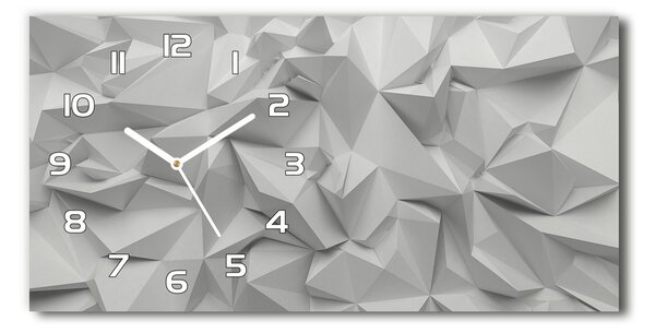 Skleněné hodiny na stěnu tiché Abstrakce 3D pl_zsp_60x30_f_45558719