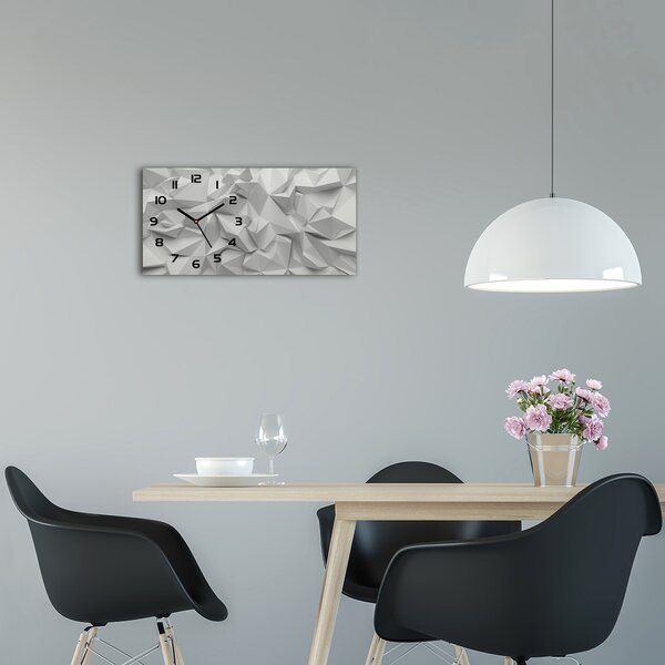 Skleněné hodiny na stěnu tiché Abstrakce 3D pl_zsp_60x30_f_45558719