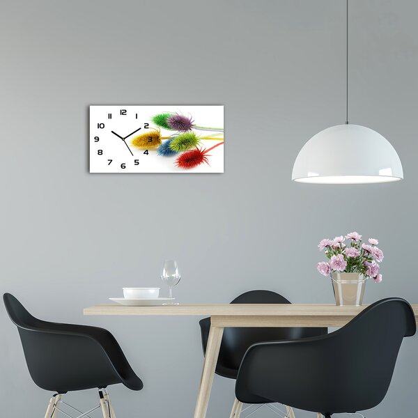 Moderní skleněné hodiny na stěnu Oset pl_zsp_60x30_f_46997479