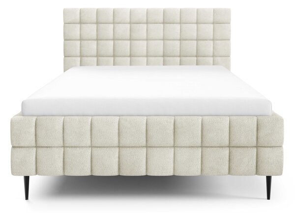Čalouněná postel 140x200 LAILA LEG s úložným prostorem - ecru 1
