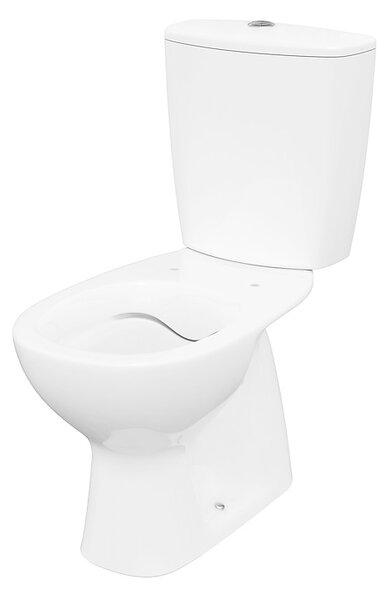 Cersanit ARTECO - WC kombi + antibakteriální sedátko s funkcí pomalého zavírání, vertikální odpad, K667-074