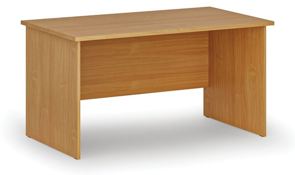 Kancelářský psací stůl PRIMO WOOD, 140x80 cm, buk