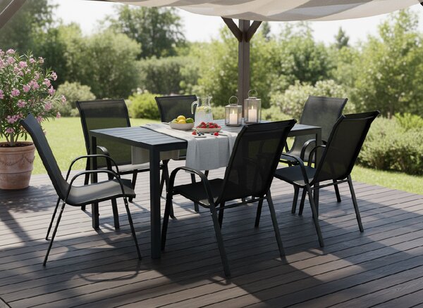 Zahradní jídelní set VIKING L + 6x židle RAMADA