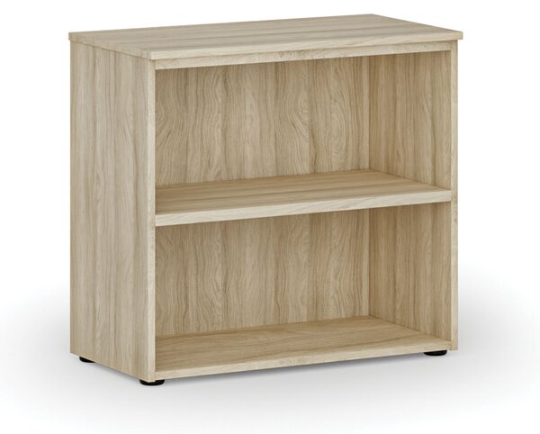 Kancelářský regál PRIMO WOOD, 800 x 420 x 740 mm, dub přírodní