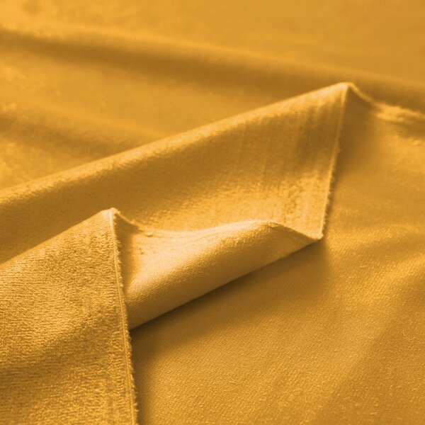 Biante Sametový závěs Velvet Premium SVP-037 Zlatavě oranžový - šířka 135 cm 135x140 cm