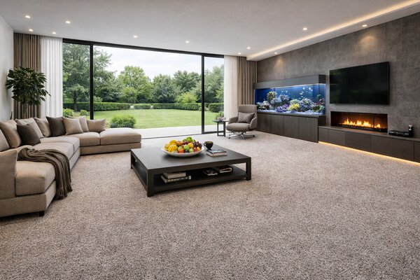 Lano, Metrážový koberec Sparkle 260, na míru, šíře 4m,5m, hnědá, ab (mřížka), dětský pokoj