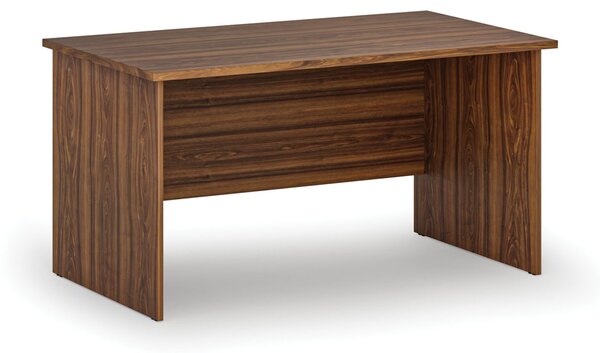 Kancelářský psací stůl PRIMO WOOD, 140x80 cm, ořech