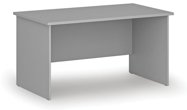 Kancelářský psací stůl PRIMO GRAY, 140x80 cm, šedá