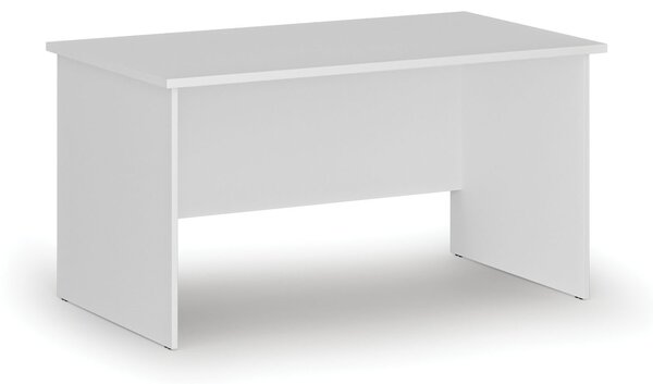 Kancelářský psací stůl PRIMO WHITE, 140x80 cm, bílá