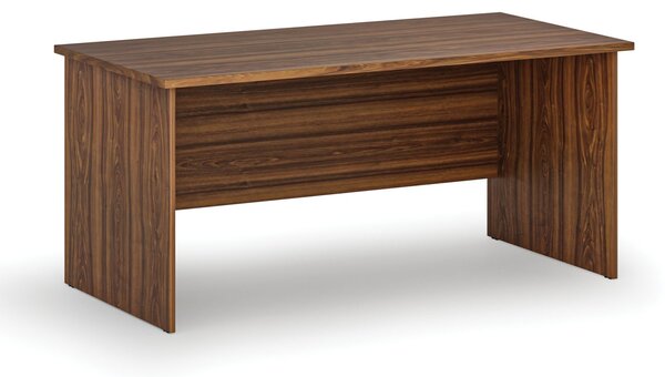 Kancelářský psací stůl PRIMO WOOD, 160x80 cm, ořech