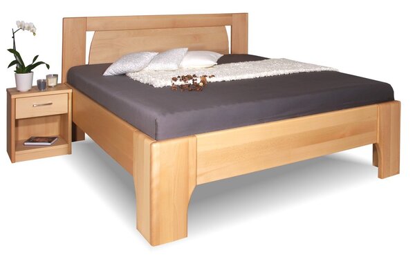 Manželská postel z masivu OLYMPIA 1, masiv buk