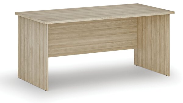 Kancelářský psací stůl PRIMO WOOD, 160x80 cm, dub přírodní