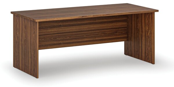 Kancelářský psací stůl PRIMO WOOD, 180x80 cm, ořech