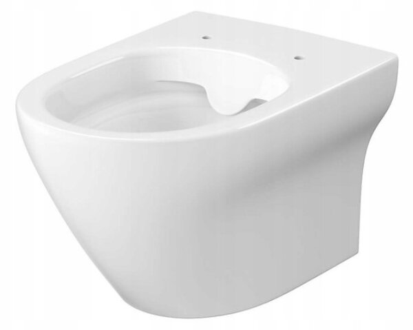 Cersanit Larga Oval CleanOn, závěsná wc mísa bez sedátka, K120-003