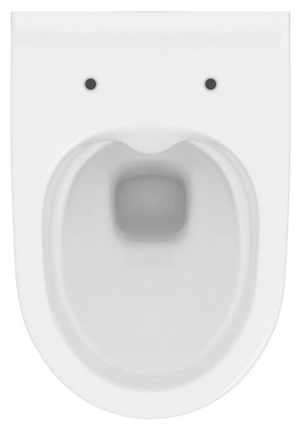 Cersanit Mille - závěsná wc mísa CleanOn se SLIM pomalu padajícím sedátkem z duroplastu, SET B291, bílá, S701-453