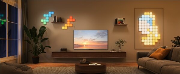Govee - 10x Smart mini RGBIC panel Wi-Fi