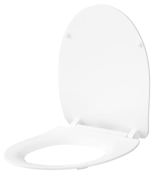 Cersanit Moduo/Delfi WC sedátko z duroplastu s pomalým zavíráním, bílá, K98-0138