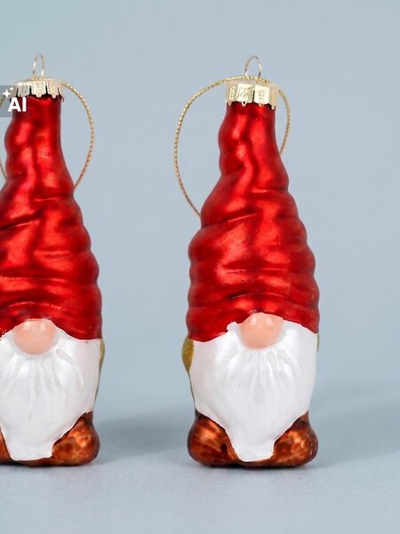 Sinsay - Vánoční baňky ve tvaru skřítků 2 pack - vícebarevná