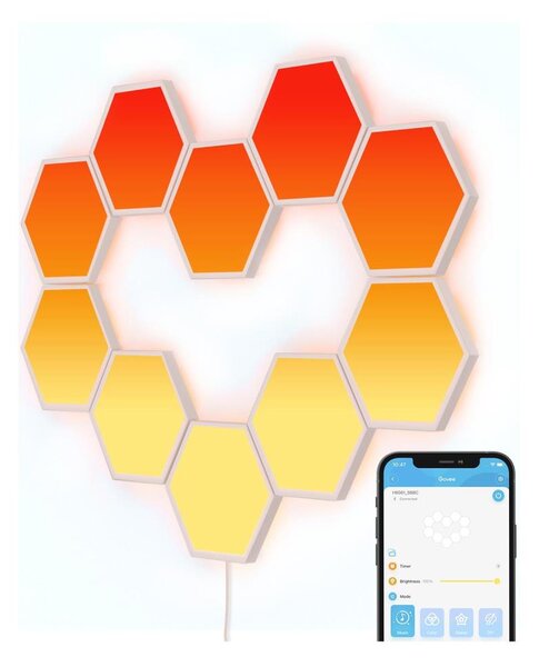 Govee - LED RGB Stmívatelný panel LED/36W/230V Wi-Fi