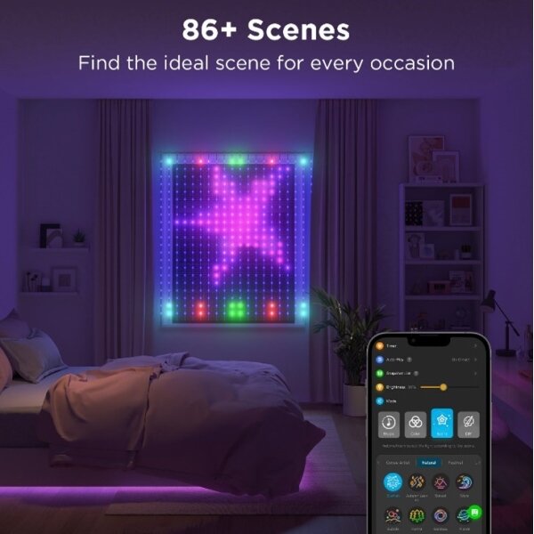 Govee - LED RGB Stmívatelný dekorační řetěz LED/15W/230V IP65 Wi-Fi