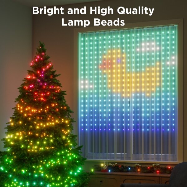 Govee - LED RGB Stmívatelný dekorační řetěz LED/15W/230V IP65 Wi-Fi