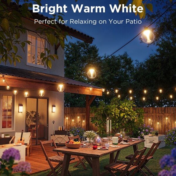 Govee-LED RGBICW Stm. venkovní dek. řetěz LED/24W/230V IP67 2700-6500K Wi-Fi