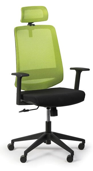 Kancelářská židle RICH 1+1 ZDARMA, zelená