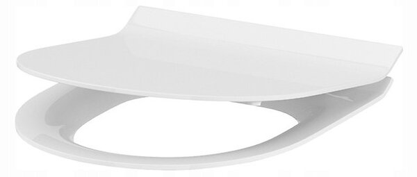 Cersanit Crea Clean On, oválná kombi mísa včetně Slim sedátka z duroplastu, bílá, K114-023