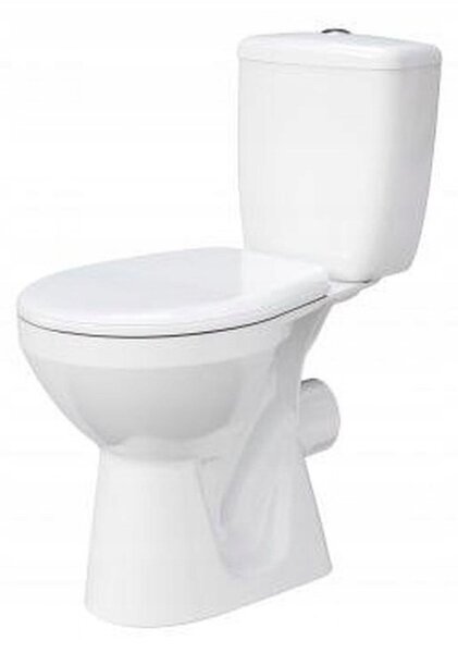 Cersanit MITO GREY, WC kombi 3/6 lit. se zadním odpadem + WC sedátko PP, TK002-005