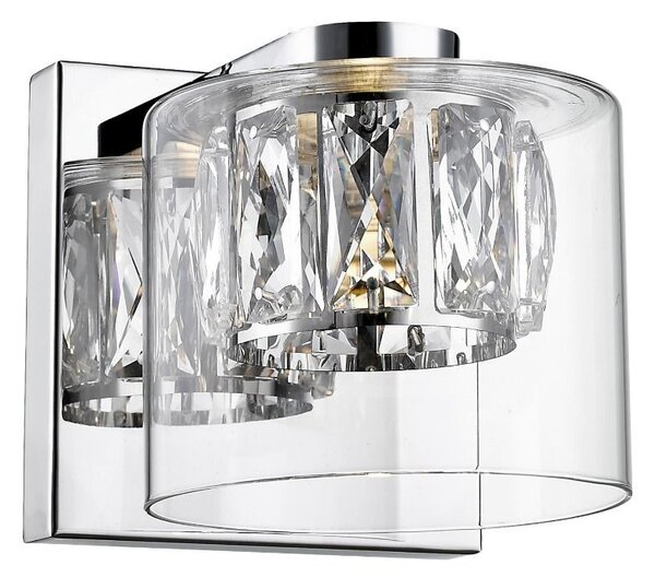 Zuma Line W0389-01A-B5AC LED nástěnné svítidlo GEM | 5W integrovaný LED zdroj