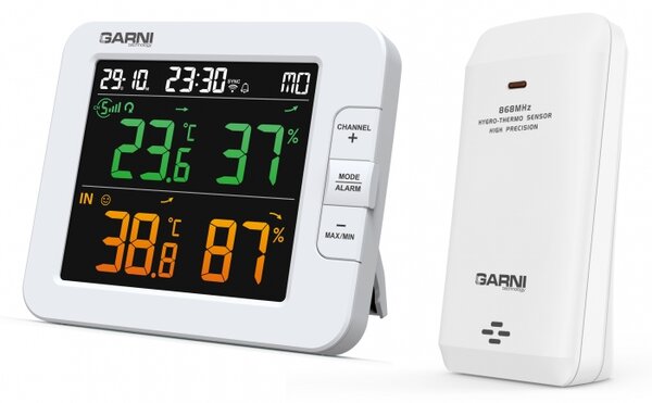 GARNI technology Chytrý teploměr s vlhkoměrem GARNI 419T