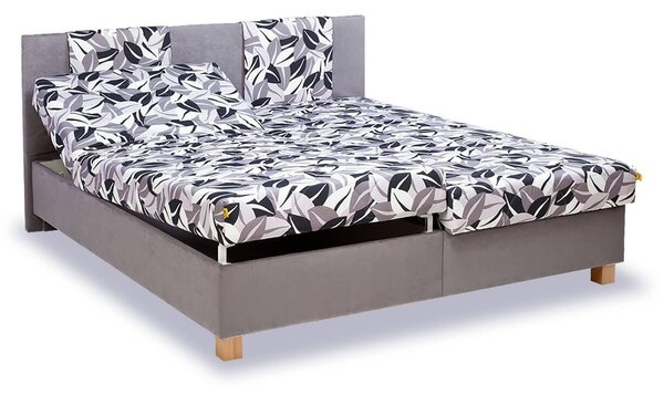Čalouněná postel s úložným prostorem Klaudie