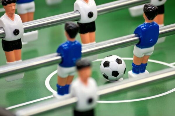 GamesPlanet® Stolní fotbal Belfast rozkládací, černý