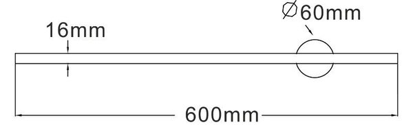 Zuma Line W90477-60BK LED nástěnné svítidlo TROY | 8W integrovaný LED zdroj | 40000K